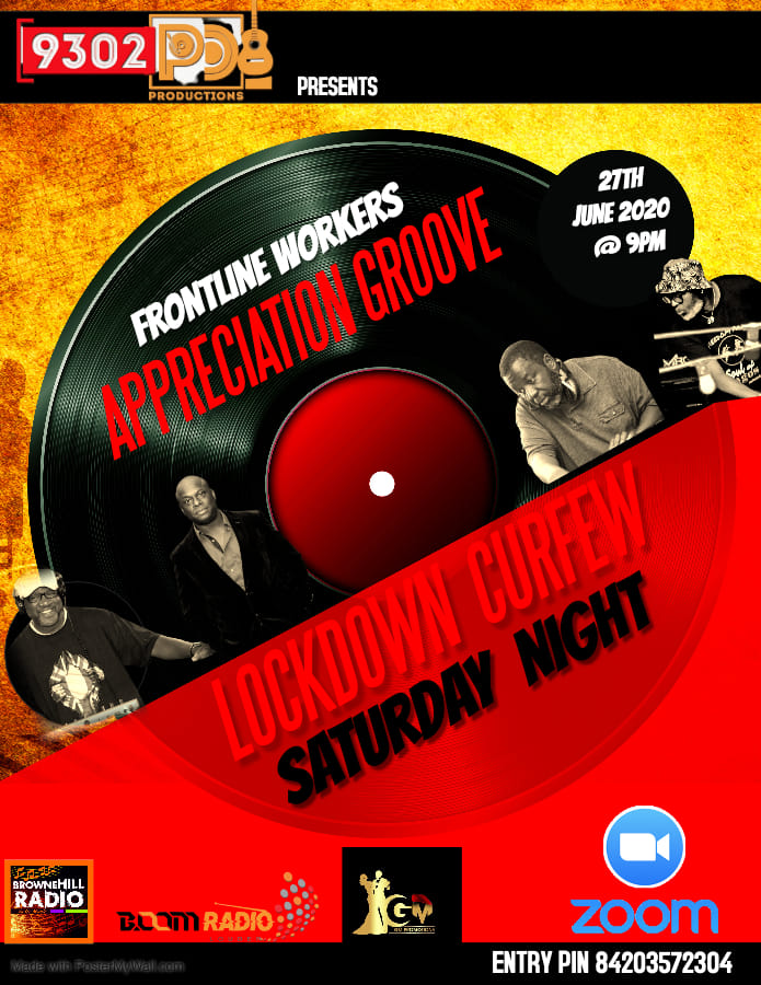 DJ Link performing at the frontline Workers Appreciation groove back in 2020